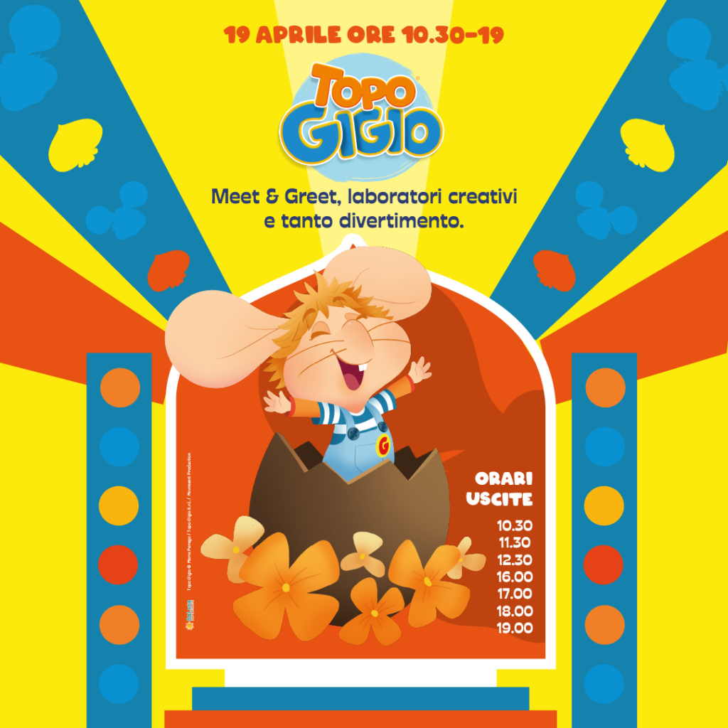 topo Gigio, evento, meet&greet, laboratori