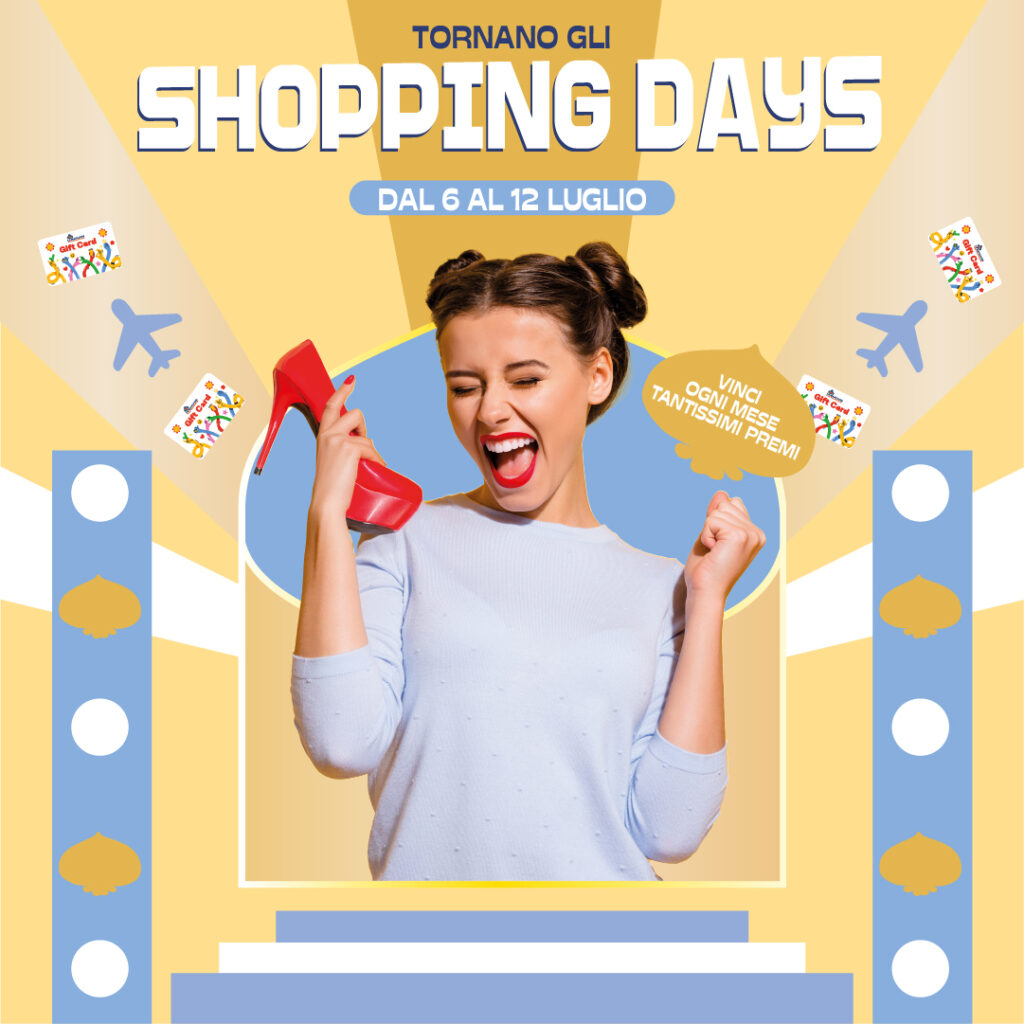 Shopping days, concorso, premi, scontrini
