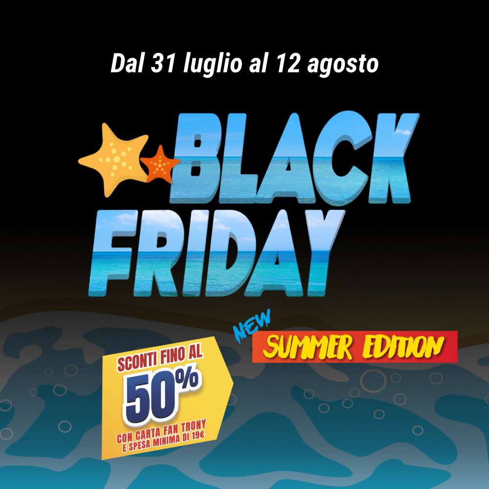 Trony, offerte, black friday, estate, saldi