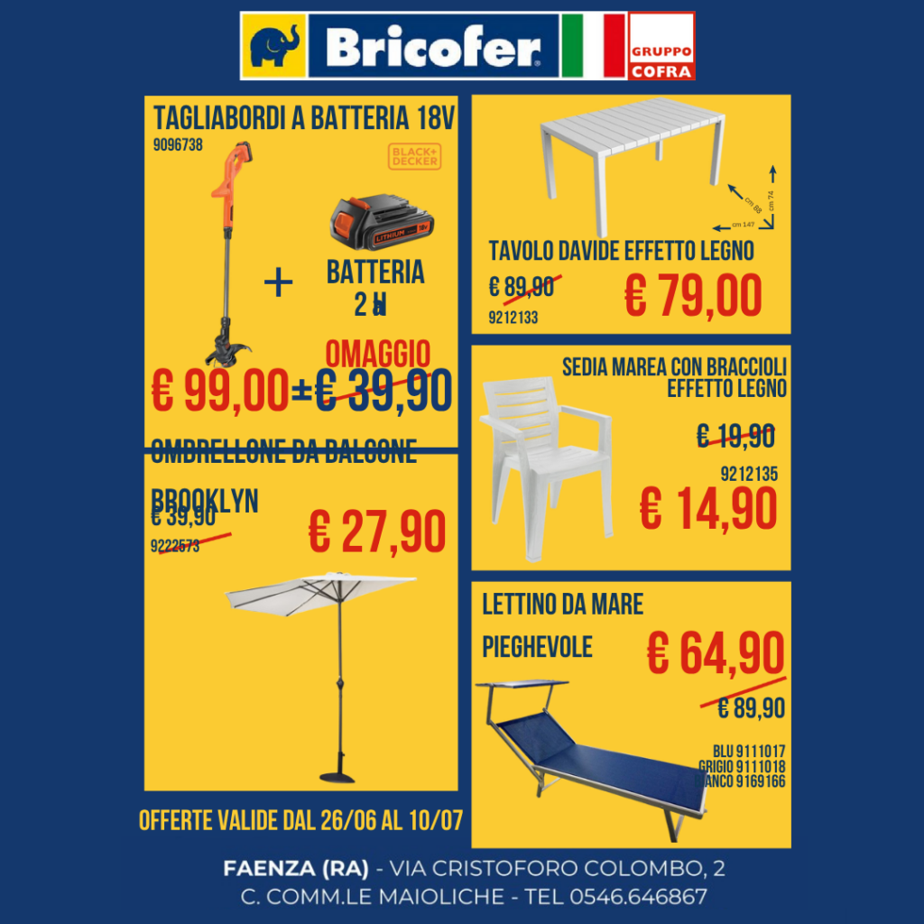 Bricofer. promozioni, offerte