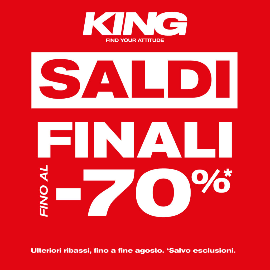 King attitude, saldi, promozione offerte