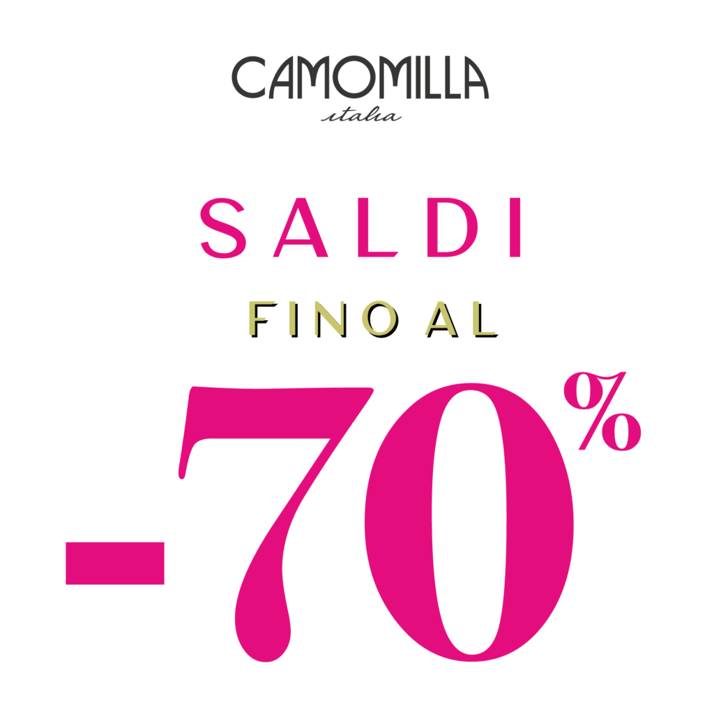 Saldi, promozione, Camomilla, abbligliamento