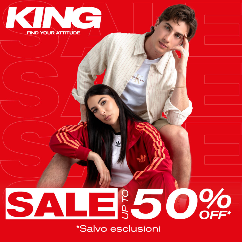 King attitude, sconti , promozione, saldi