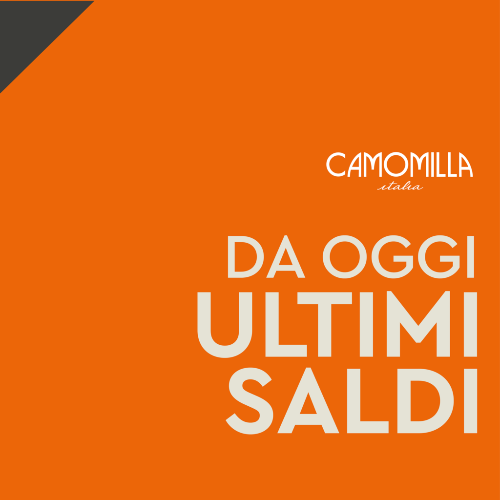 Saldi, promozione, Camomilla, abbigliamento e accessori