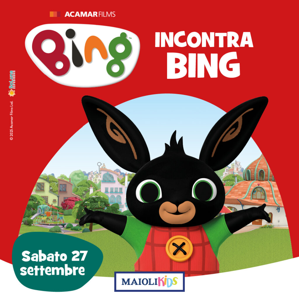 Bing, mascotte, bambini, evento, meet&greet, laboratori
