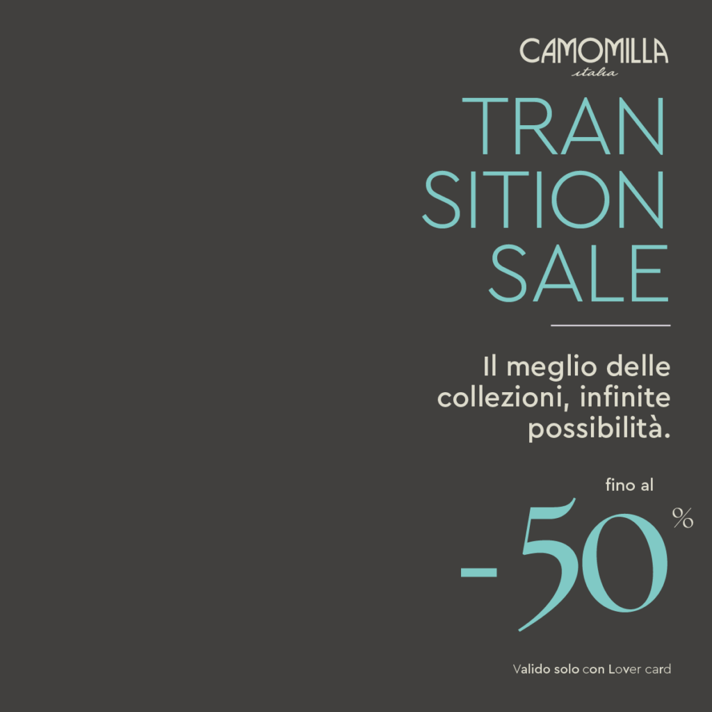 Camomilla, abbigliamento, sconti, promozione