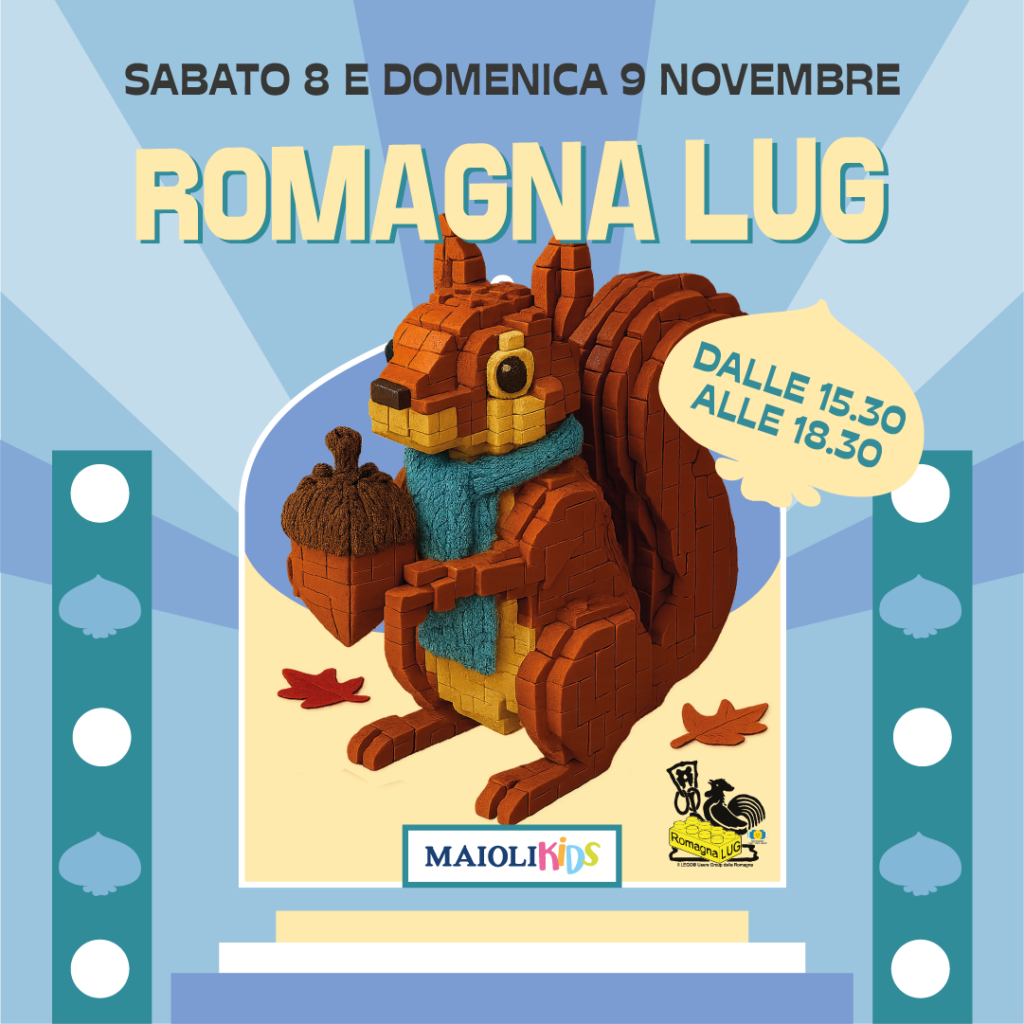 Romagna Lu, mattoncini lego, laboratori, bambini, gadget