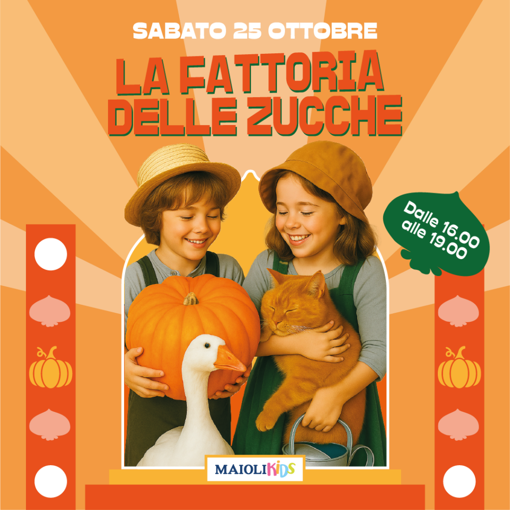 Fattoria delle zucche, baby dance, caccia alla zucca, evento bambini
