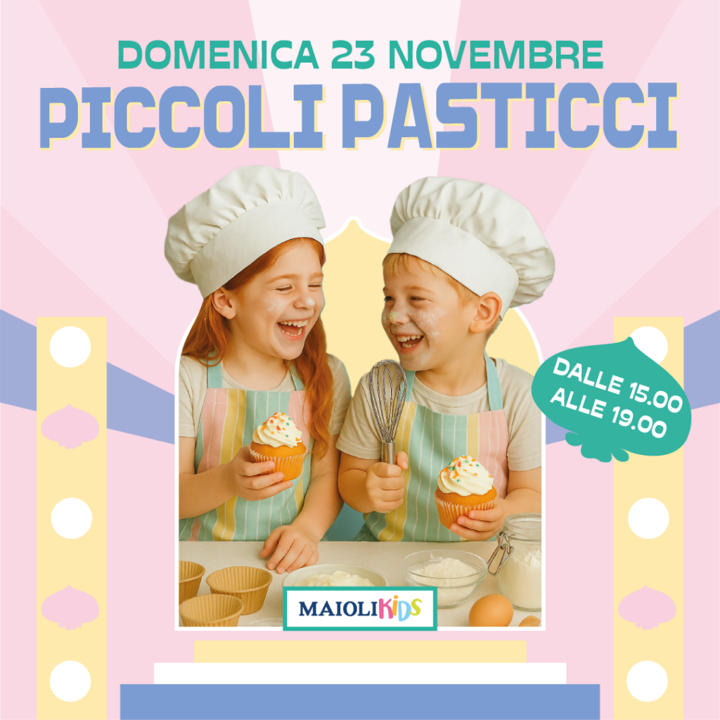 Laboratorio pasticceria, bambini, eventi, gadget