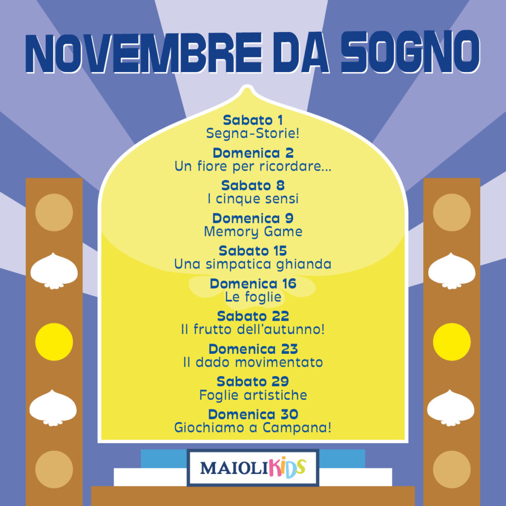 Eventi bambini, area bimbi, attività ricreative