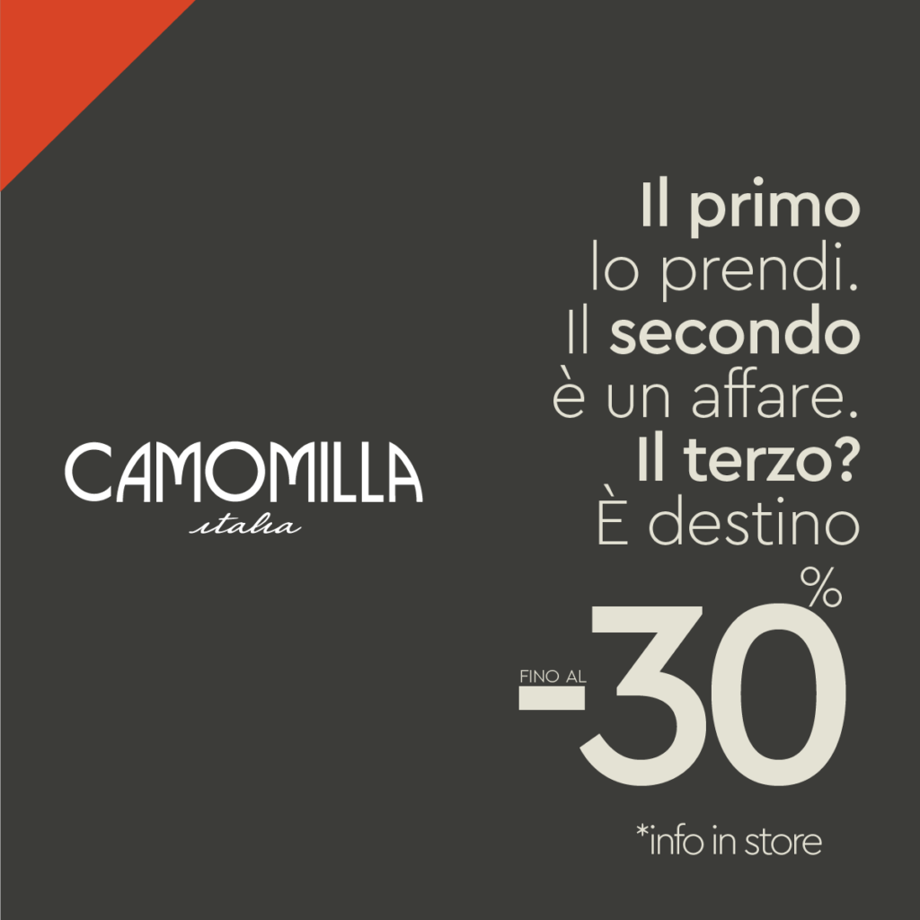 Camomilla, sconti, abbigliamento