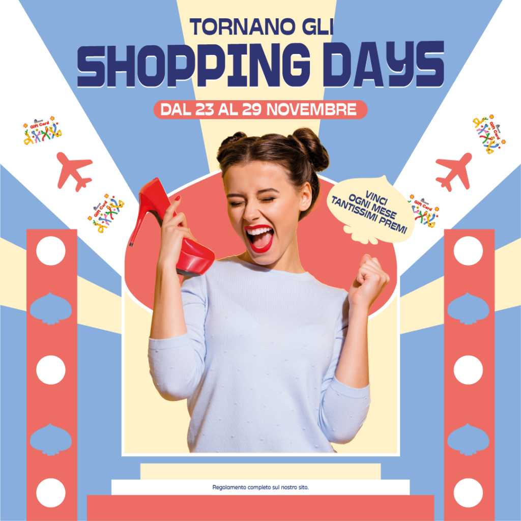 Shopping Days, sconti, promozioni, concorso