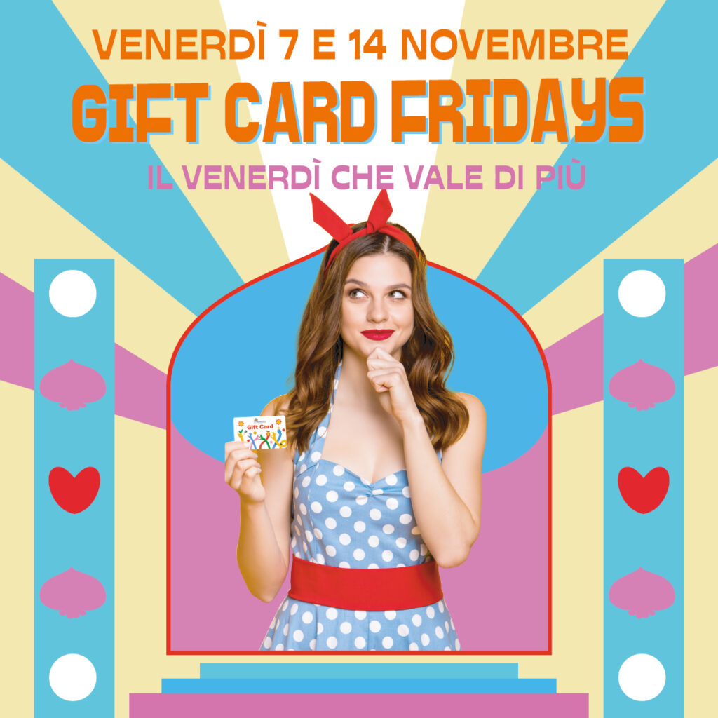 Gift card, promozione, offerta