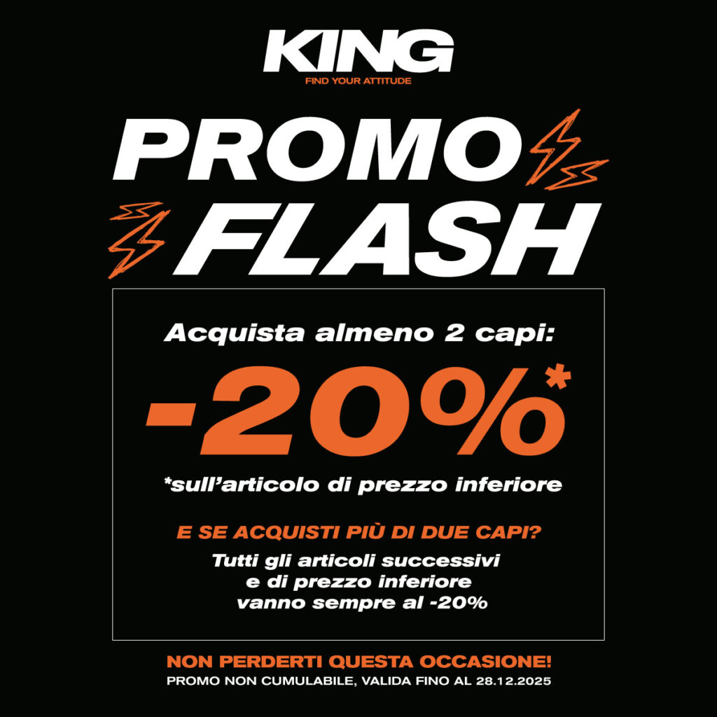 Promozione, sport, king attitude, sconti