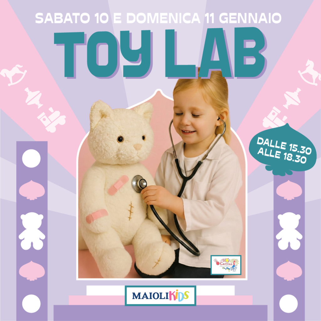 ToyLab, laboratorio creativo, giocattoli, riparazione giocattoli, donazione giocattoli