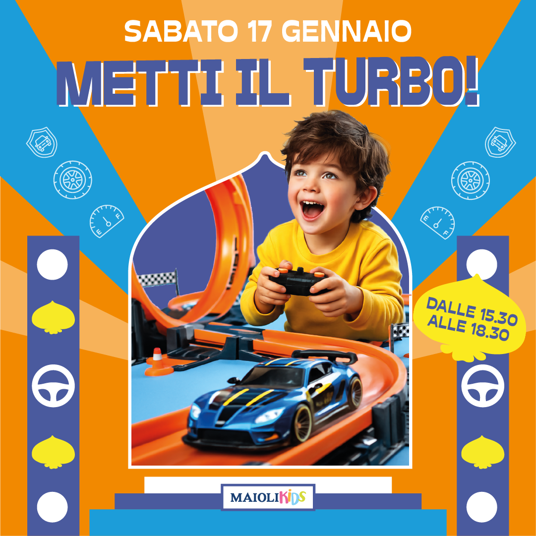 Turbopiste, macchine, pista macchine, gare, laboratorio bambini