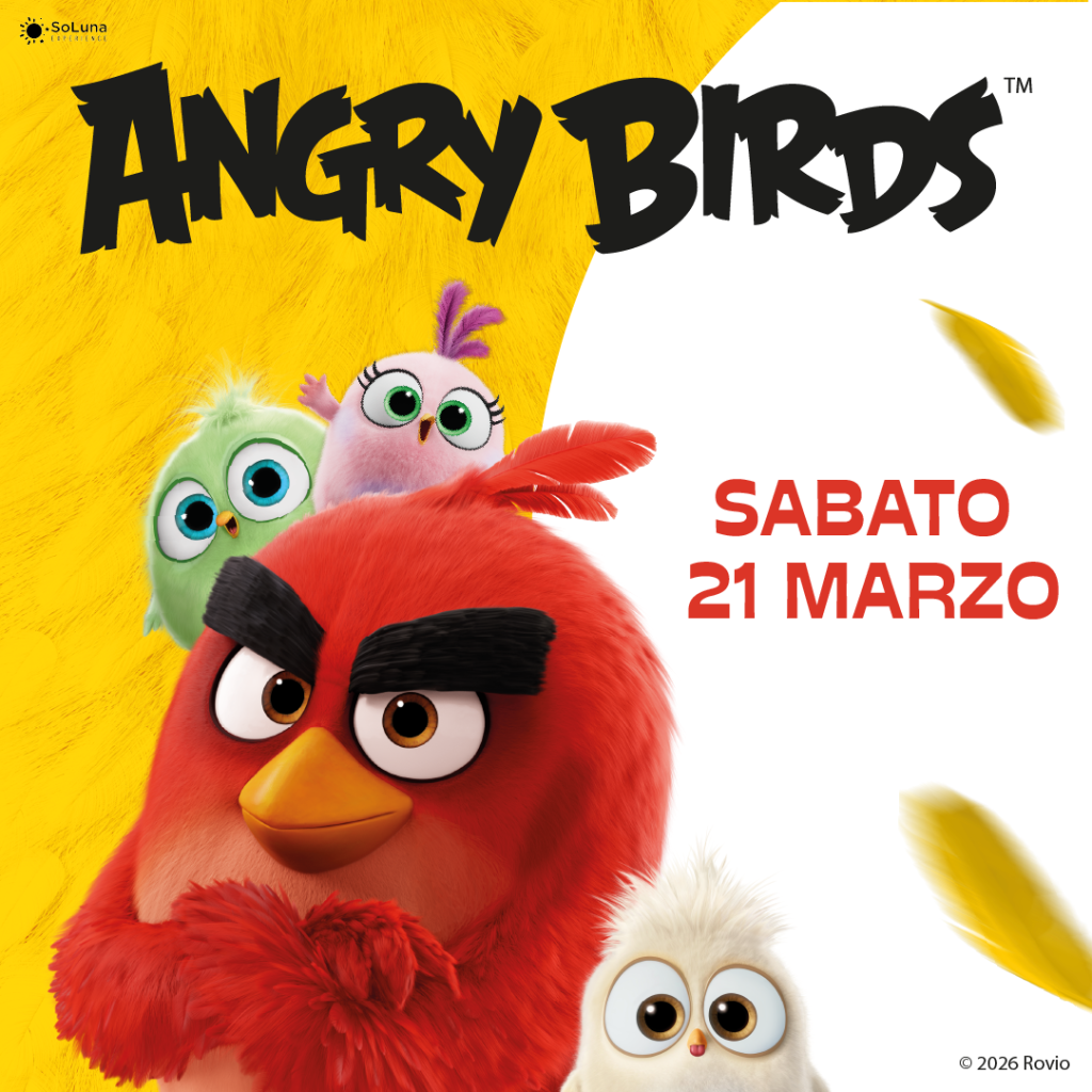 Angry Birds, meet&greet, bambini, laboratori, gadget