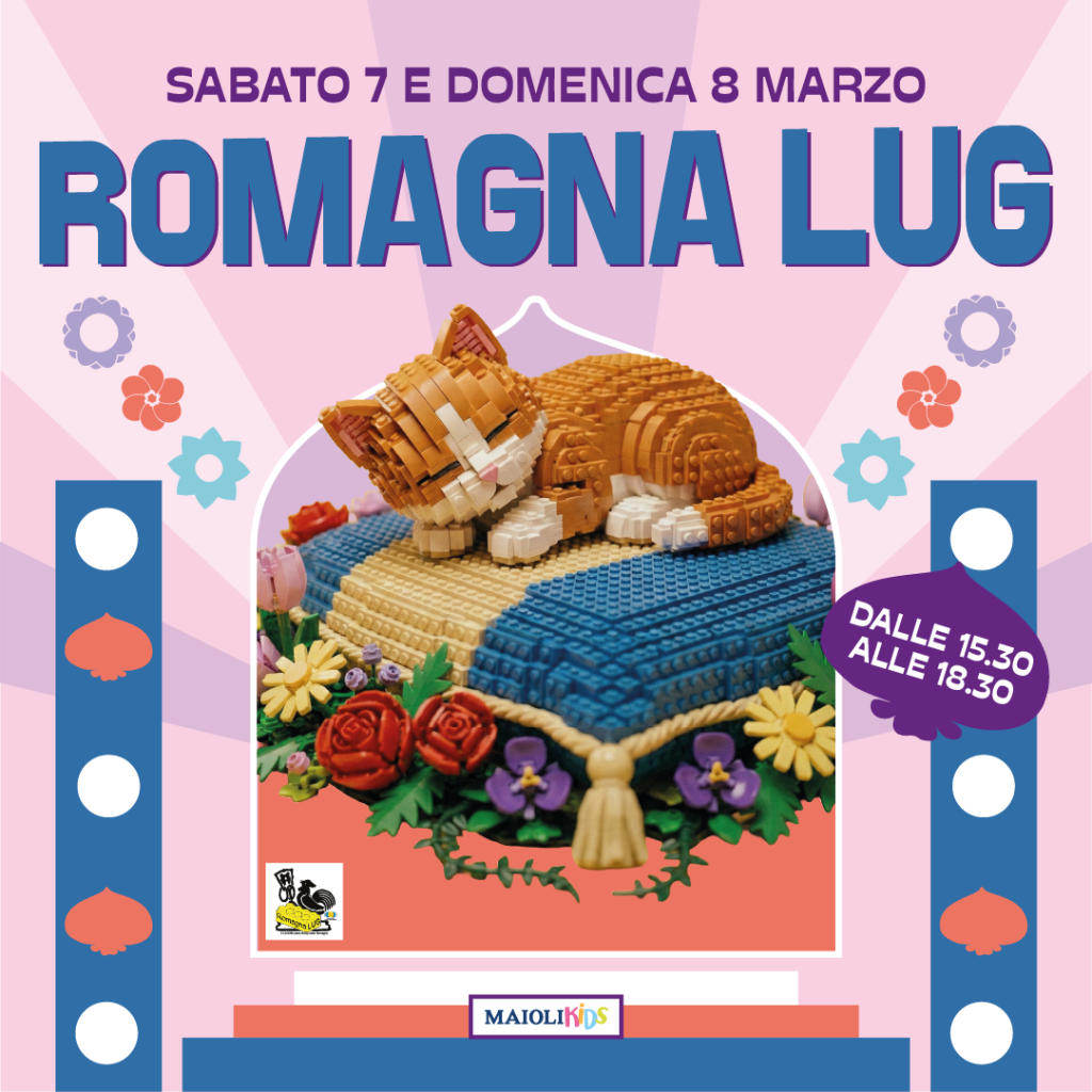 Romagna Lug, laboratorio Lego, gadget, bambini